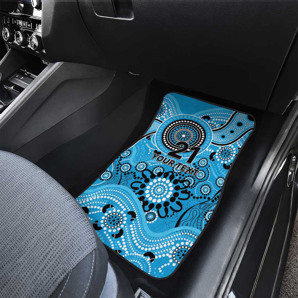 Strikers Cricket Custom Car Mats Australian Aboriginal