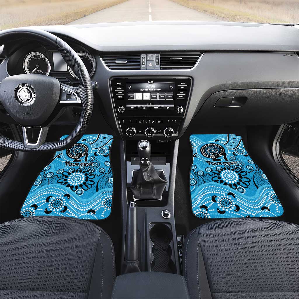 Strikers Cricket Custom Car Mats Australian Aboriginal