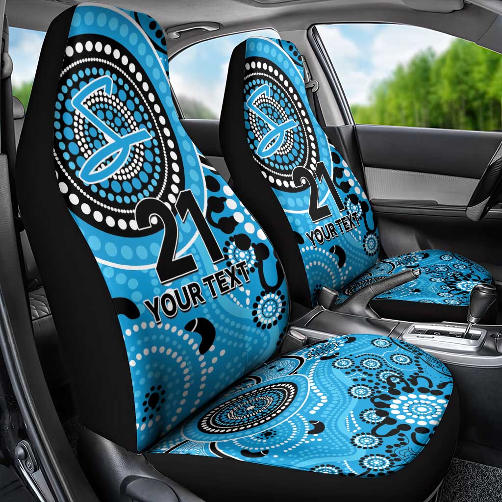 Strikers Cricket Custom Car Seat Cover Australian Aboriginal