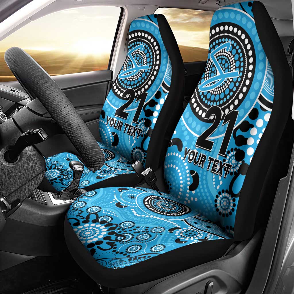 Strikers Cricket Custom Car Seat Cover Australian Aboriginal