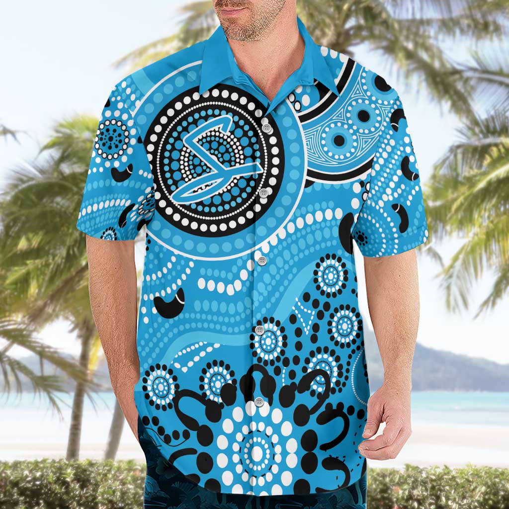 Strikers Cricket Custom Hawaiian Shirt Australian Aboriginal