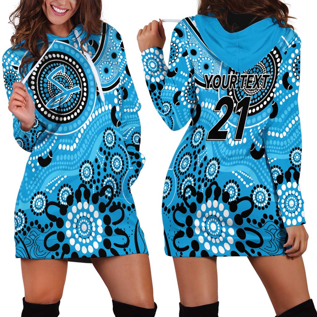 Strikers Cricket Custom Hoodie Dress Australian Aboriginal