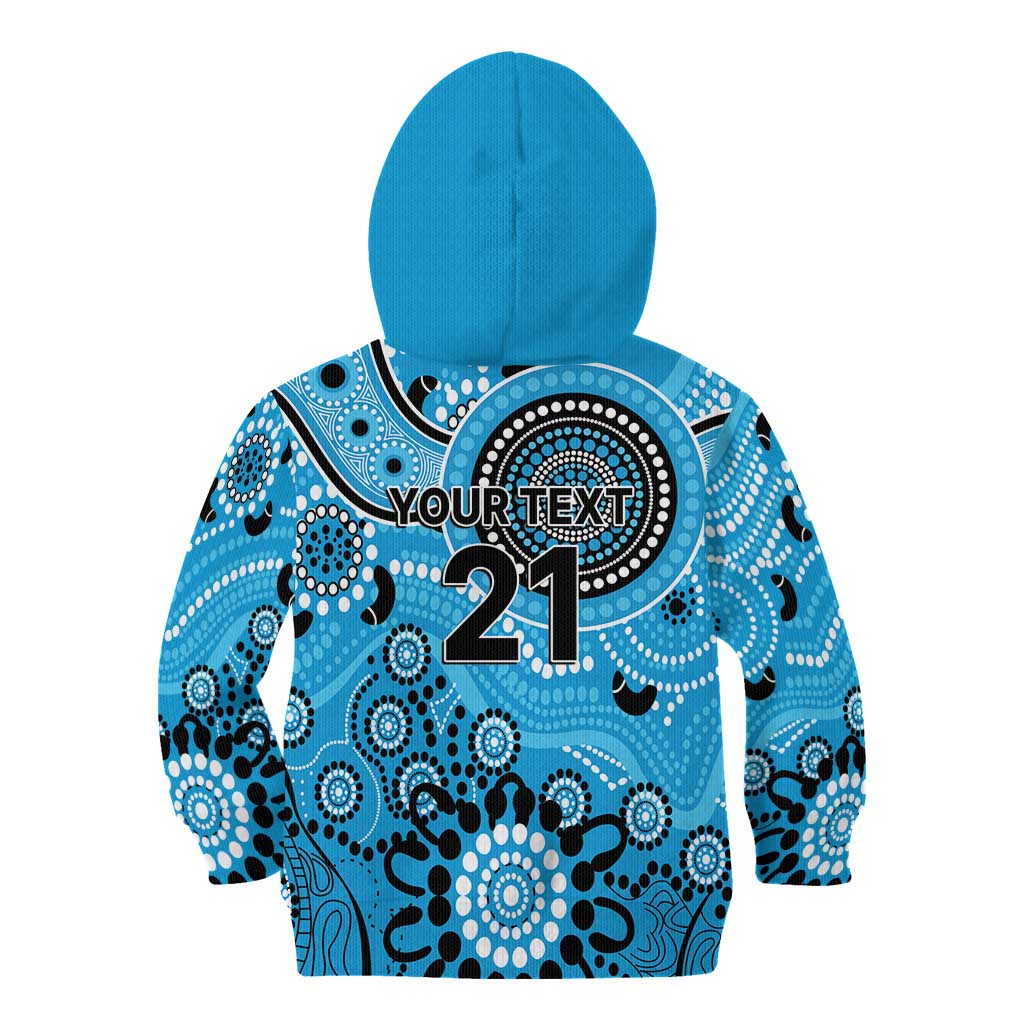 Strikers Cricket Custom Kid Hoodie Australian Aboriginal