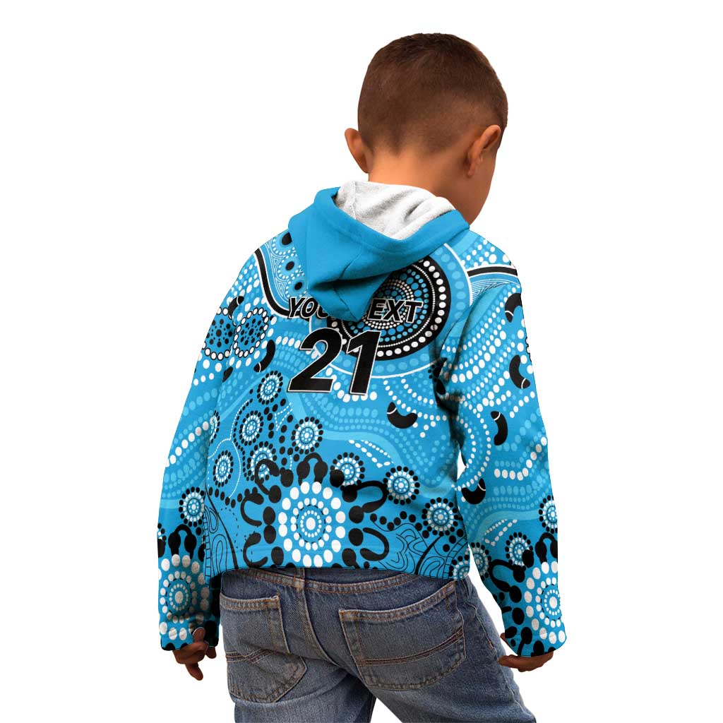 Strikers Cricket Custom Kid Hoodie Australian Aboriginal