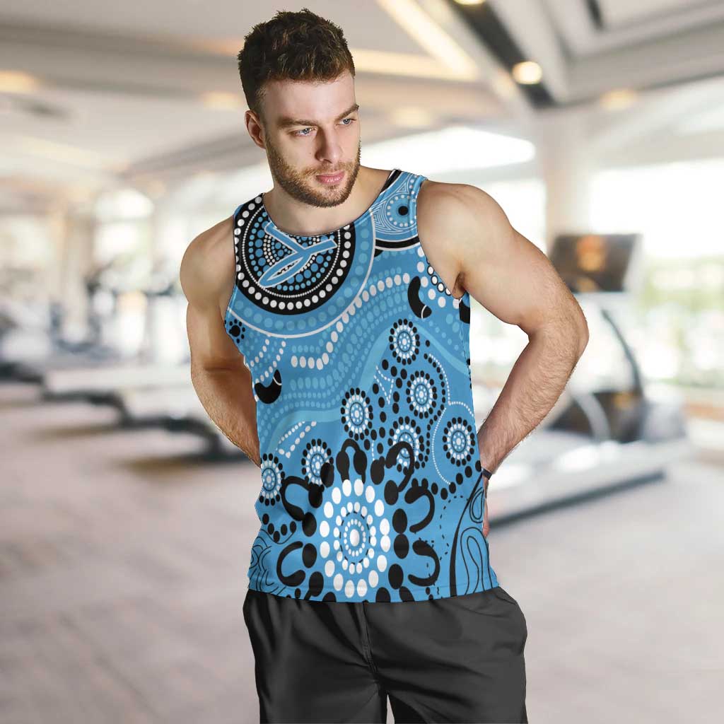 Strikers Cricket Custom Men Tank Top Australian Aboriginal