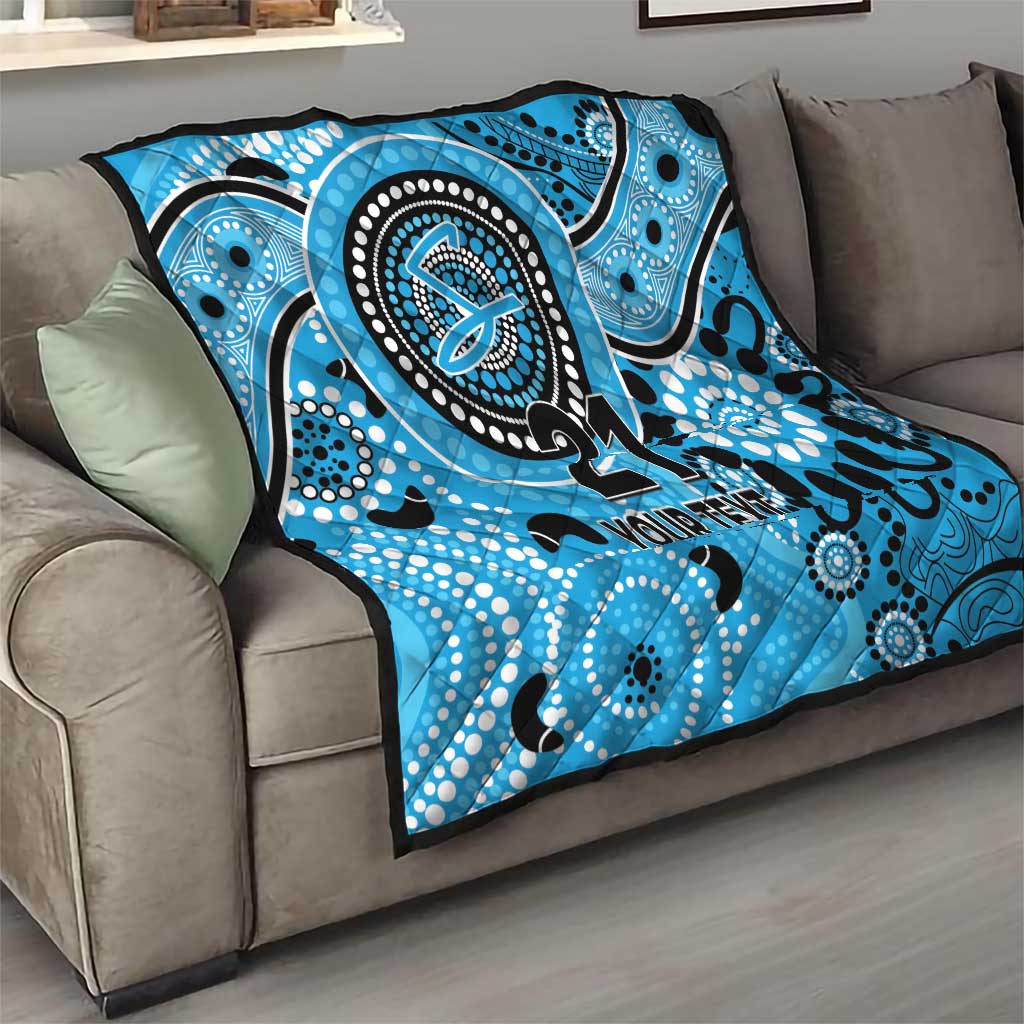 Strikers Cricket Custom Quilt Australian Aboriginal