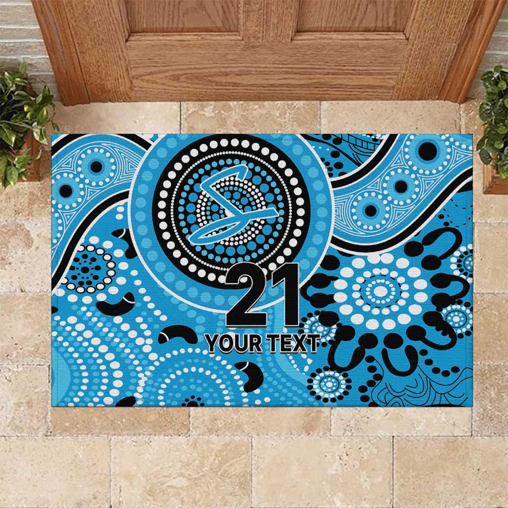 Strikers Cricket Custom Rubber Doormat Australian Aboriginal