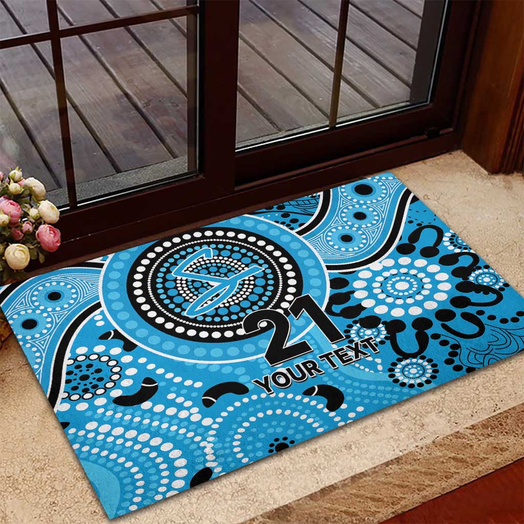 Strikers Cricket Custom Rubber Doormat Australian Aboriginal