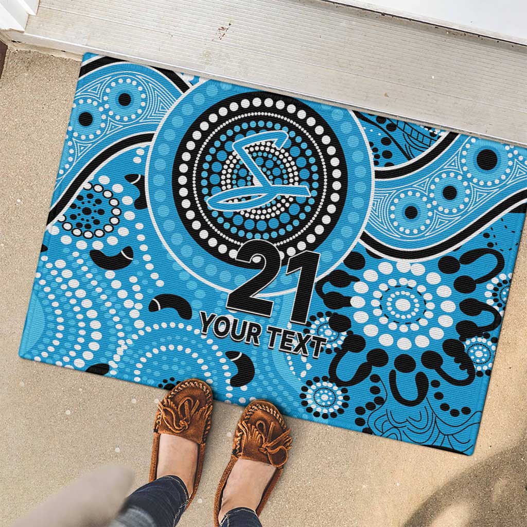 Strikers Cricket Custom Rubber Doormat Australian Aboriginal