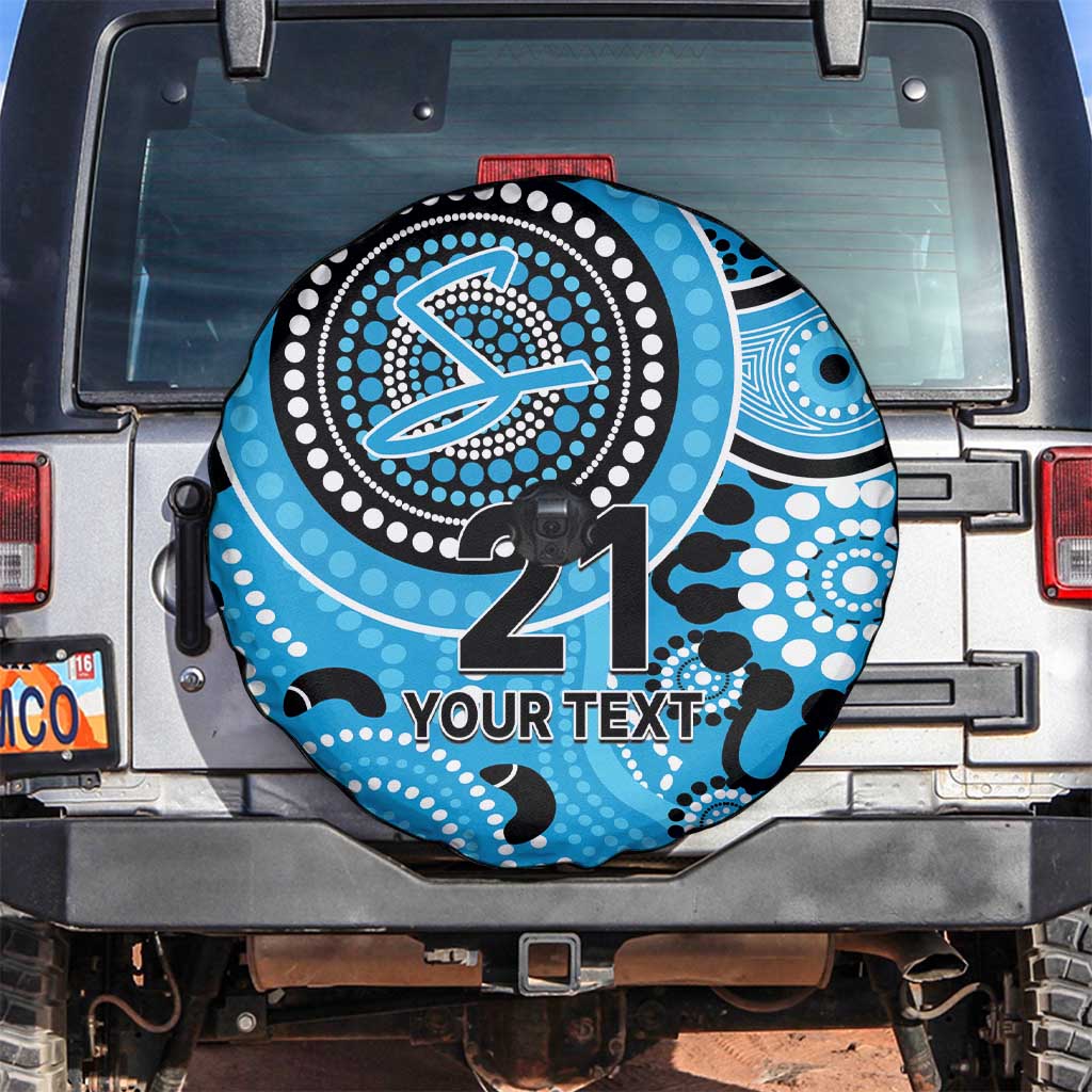 Strikers Cricket Custom Spare Tire Cover Australian Aboriginal