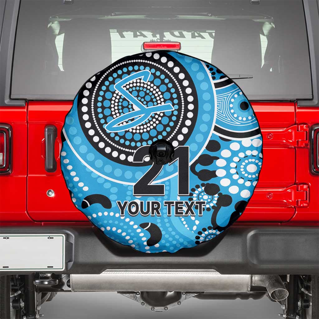 Strikers Cricket Custom Spare Tire Cover Australian Aboriginal