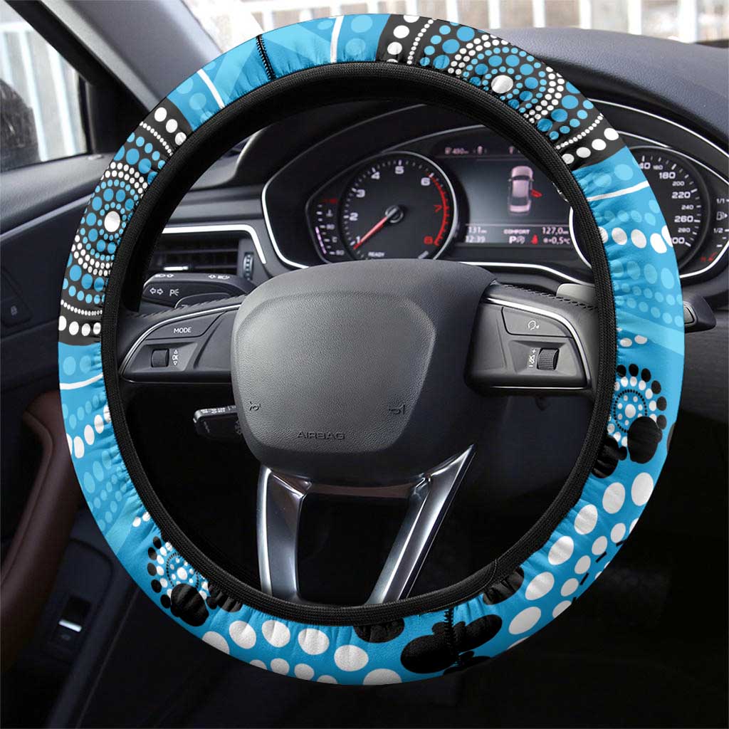 Strikers Cricket Steering Wheel Cover Australian Aboriginal