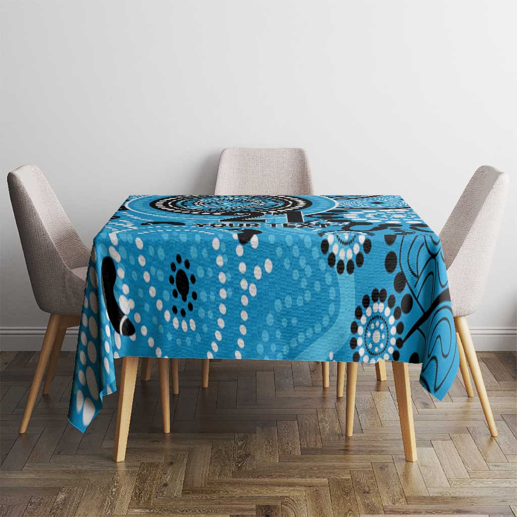 Strikers Cricket Custom Tablecloth Australian Aboriginal