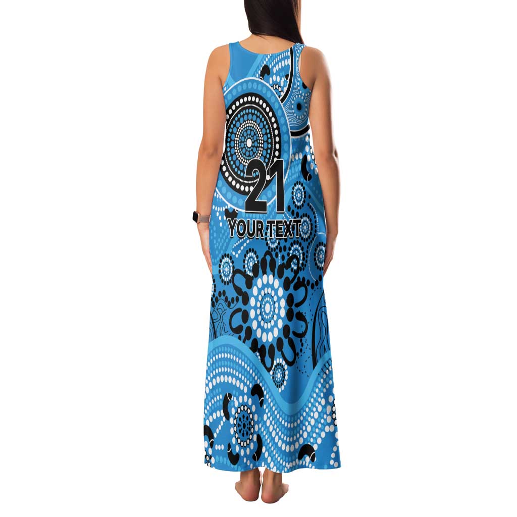 Strikers Cricket Custom Tank Maxi Dress Australian Aboriginal