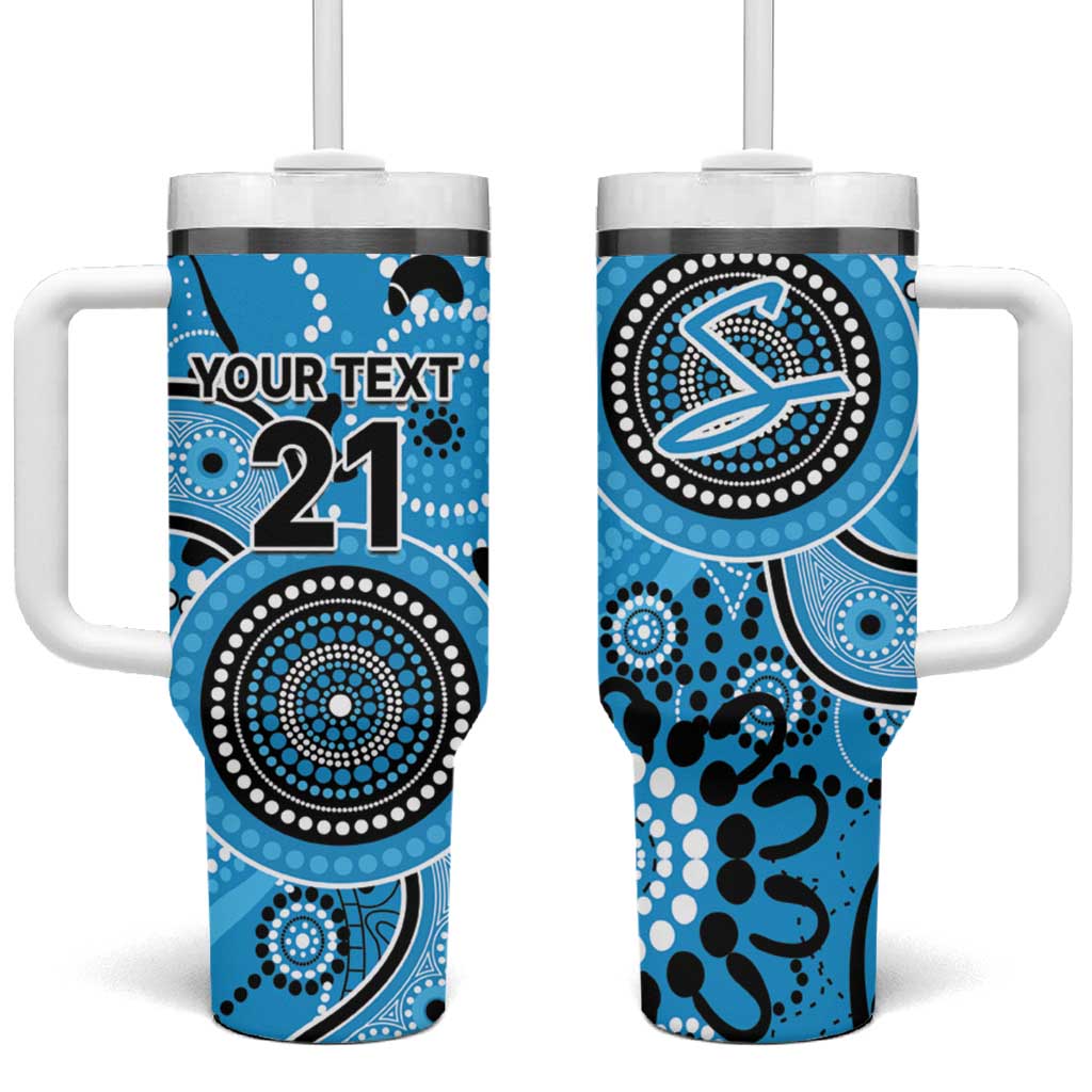 Strikers Cricket Custom Tumbler With Handle Australian Aboriginal