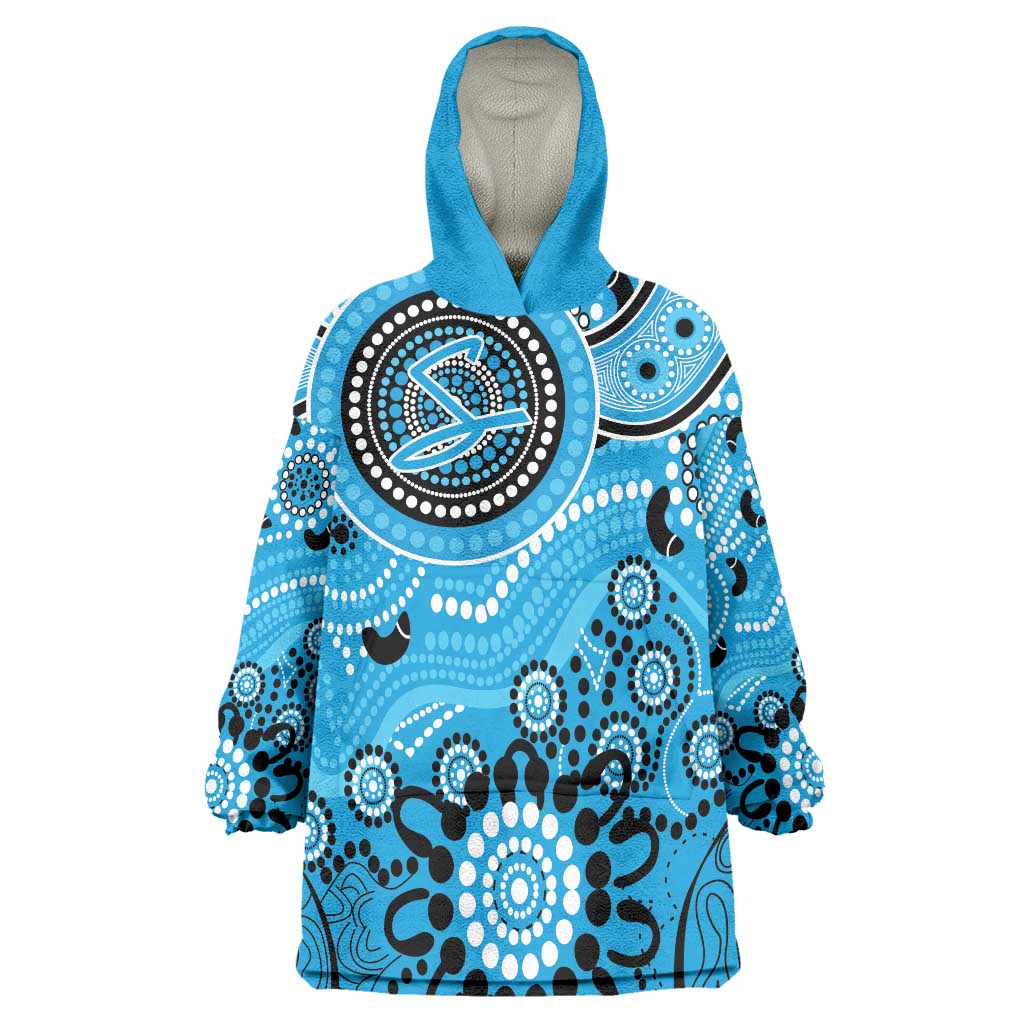 Strikers Cricket Custom Wearable Blanket Hoodie Australian Aboriginal