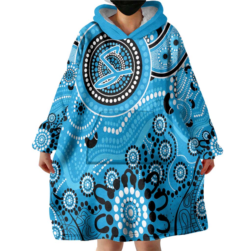 Strikers Cricket Custom Wearable Blanket Hoodie Australian Aboriginal