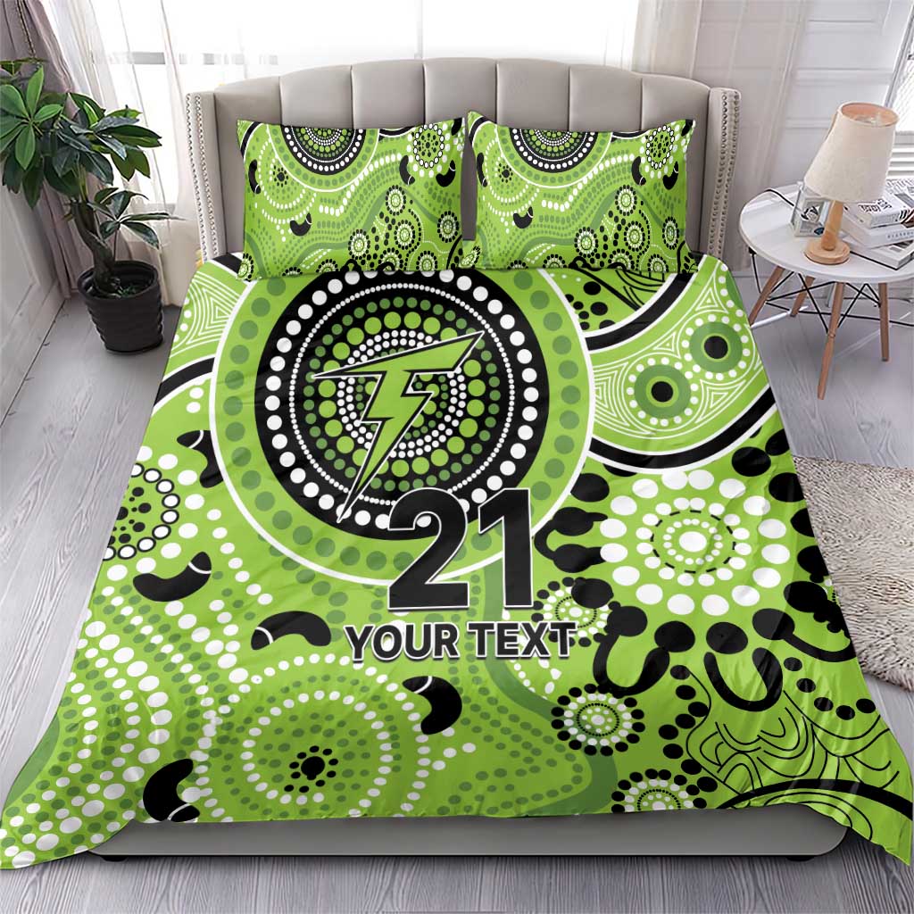 Thunder Cricket Custom Bedding Set Australian Aboriginal