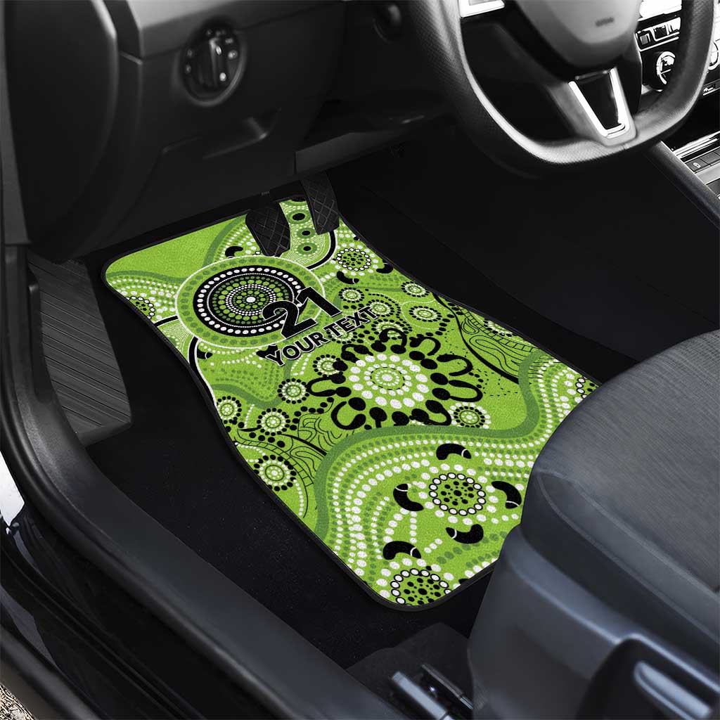 Thunder Cricket Custom Car Mats Australian Aboriginal