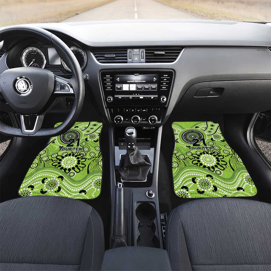 Thunder Cricket Custom Car Mats Australian Aboriginal