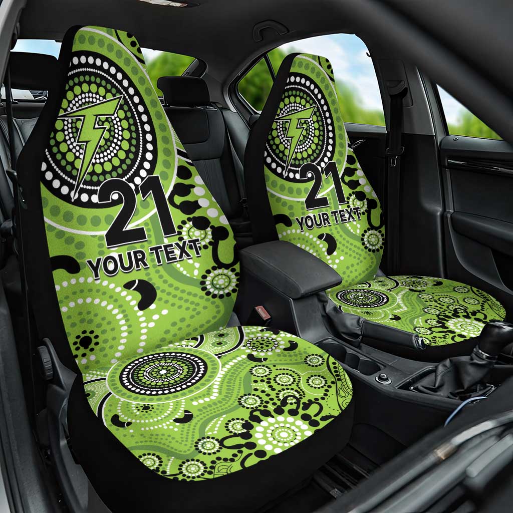 Thunder Cricket Custom Car Seat Cover Australian Aboriginal