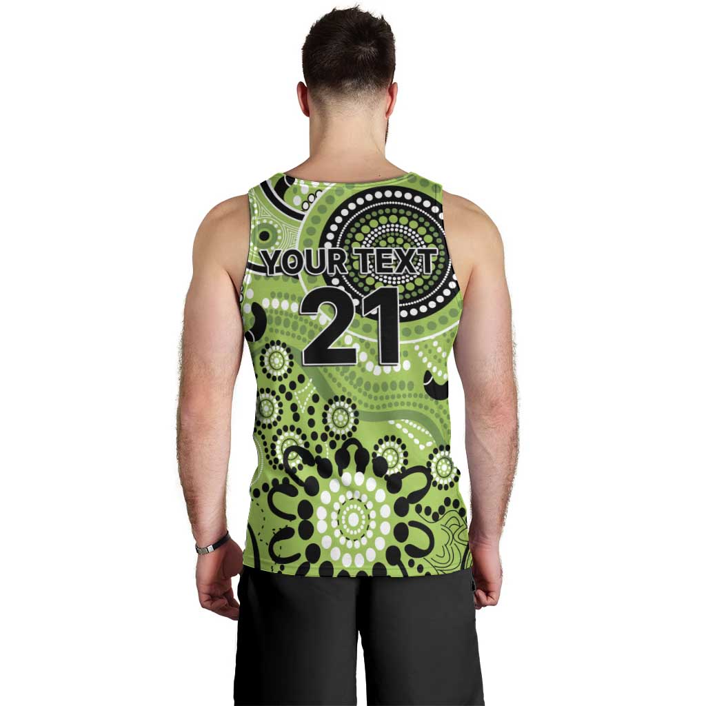 Thunder Cricket Custom Men Tank Top Australian Aboriginal