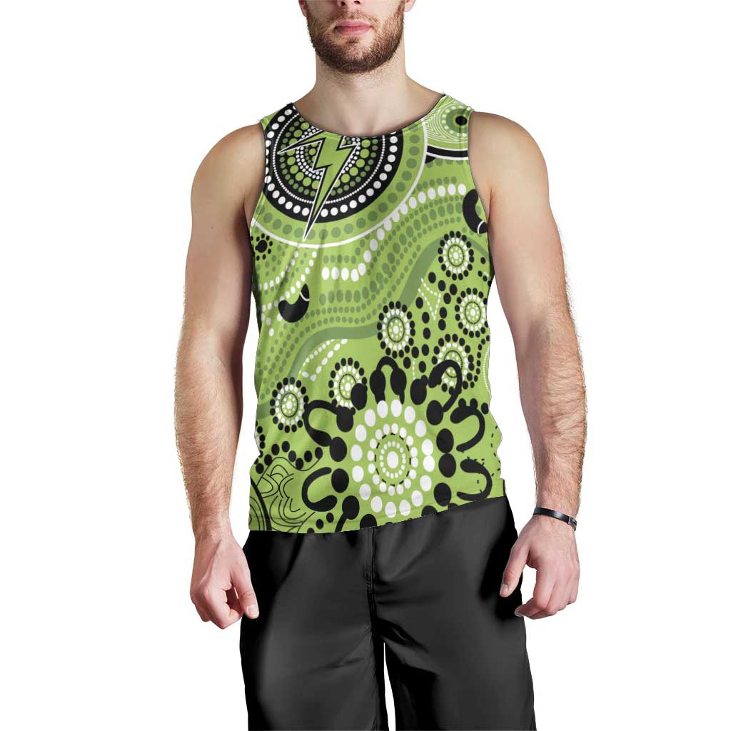 Thunder Cricket Custom Men Tank Top Australian Aboriginal