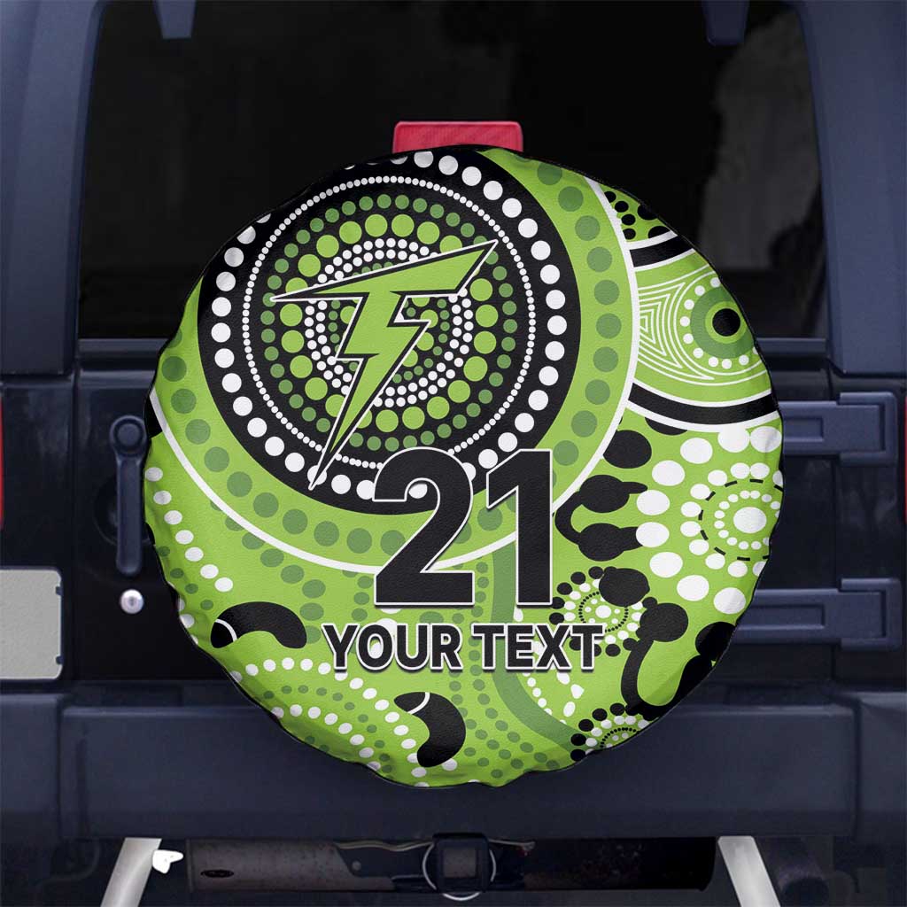 Thunder Cricket Custom Spare Tire Cover Australian Aboriginal