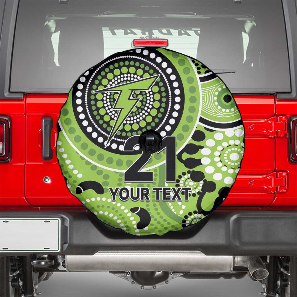 Thunder Cricket Custom Spare Tire Cover Australian Aboriginal