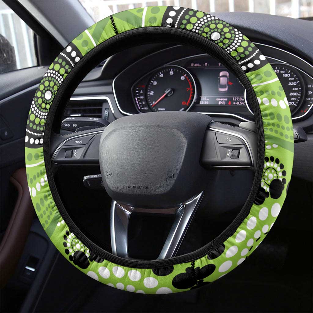 Thunder Cricket Steering Wheel Cover Australian Aboriginal