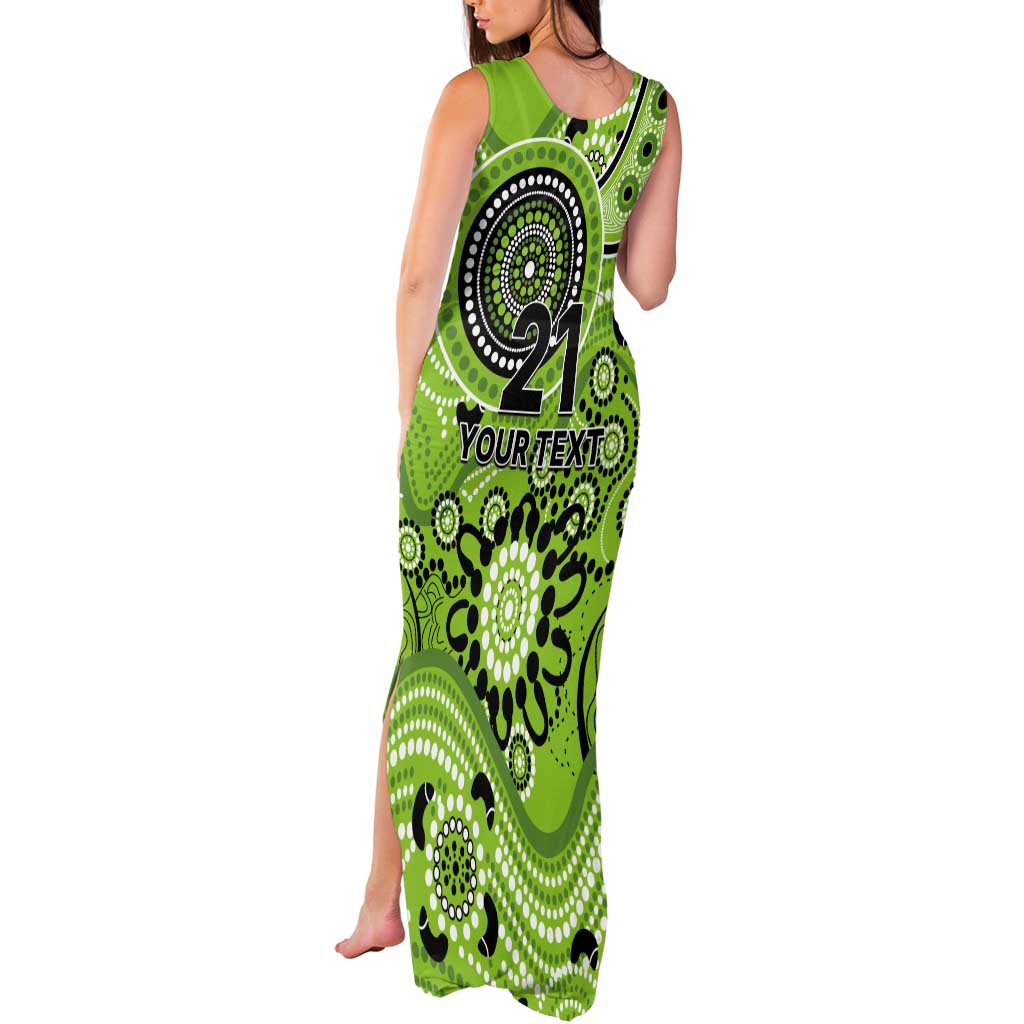 Thunder Cricket Custom Tank Maxi Dress Australian Aboriginal