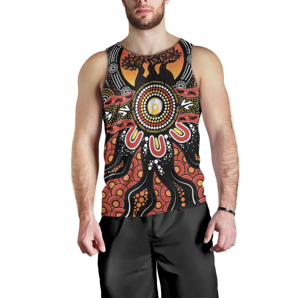 NAIDOC 2025 Boab Tree Men Tank Top Celebrate Aboriginal Culture The Next Generation