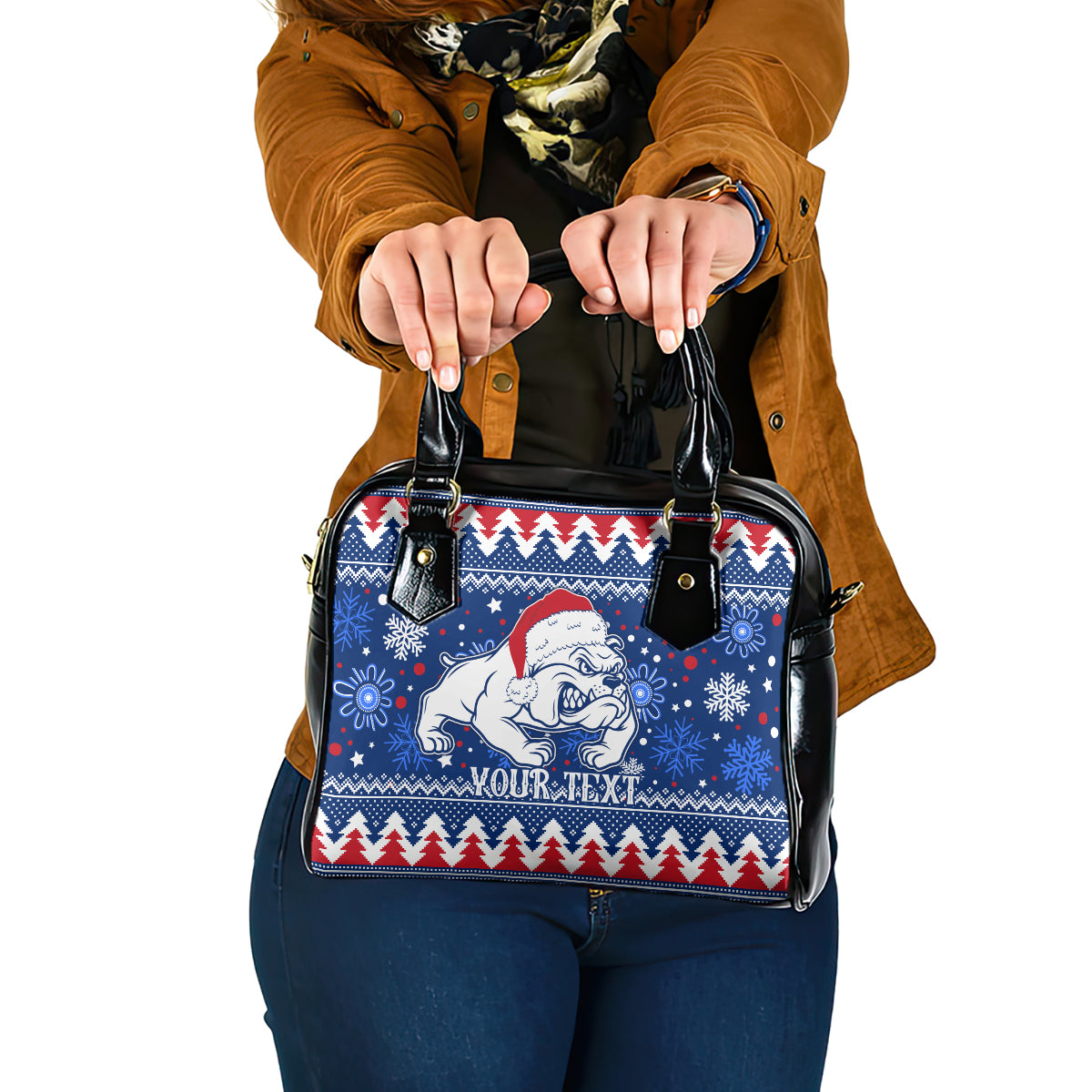 bulldogs-football-shoulder-handbag-christmas-vibe-2023