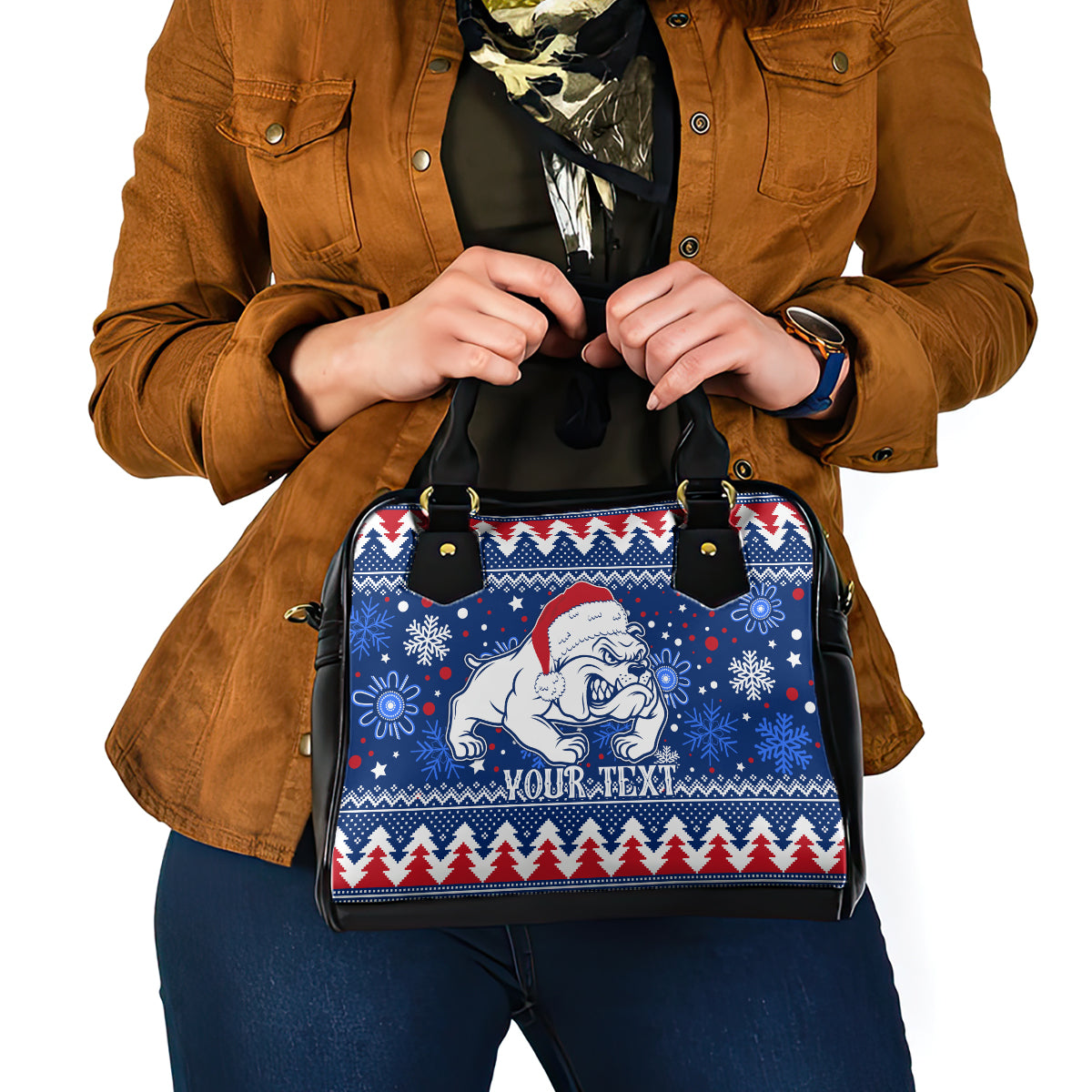 bulldogs-football-shoulder-handbag-christmas-vibe-2023