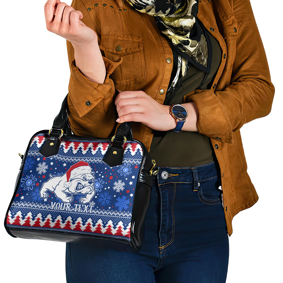 bulldogs-football-shoulder-handbag-christmas-vibe-2023