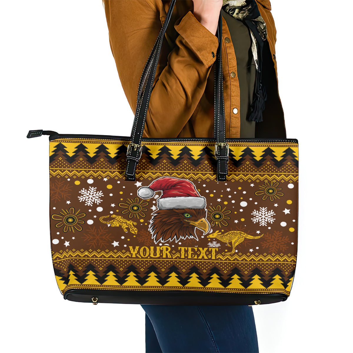 hawks-football-leather-tote-bag-spectemur-agendo-christmas-vibe-2023