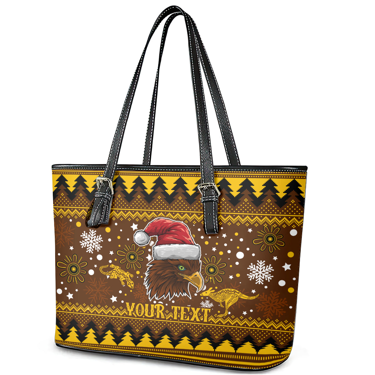 hawks-football-leather-tote-bag-spectemur-agendo-christmas-vibe-2023