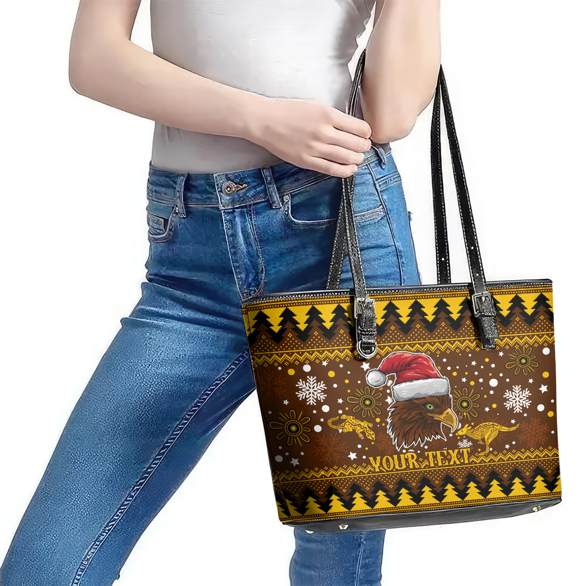 hawks-football-leather-tote-bag-spectemur-agendo-christmas-vibe-2023