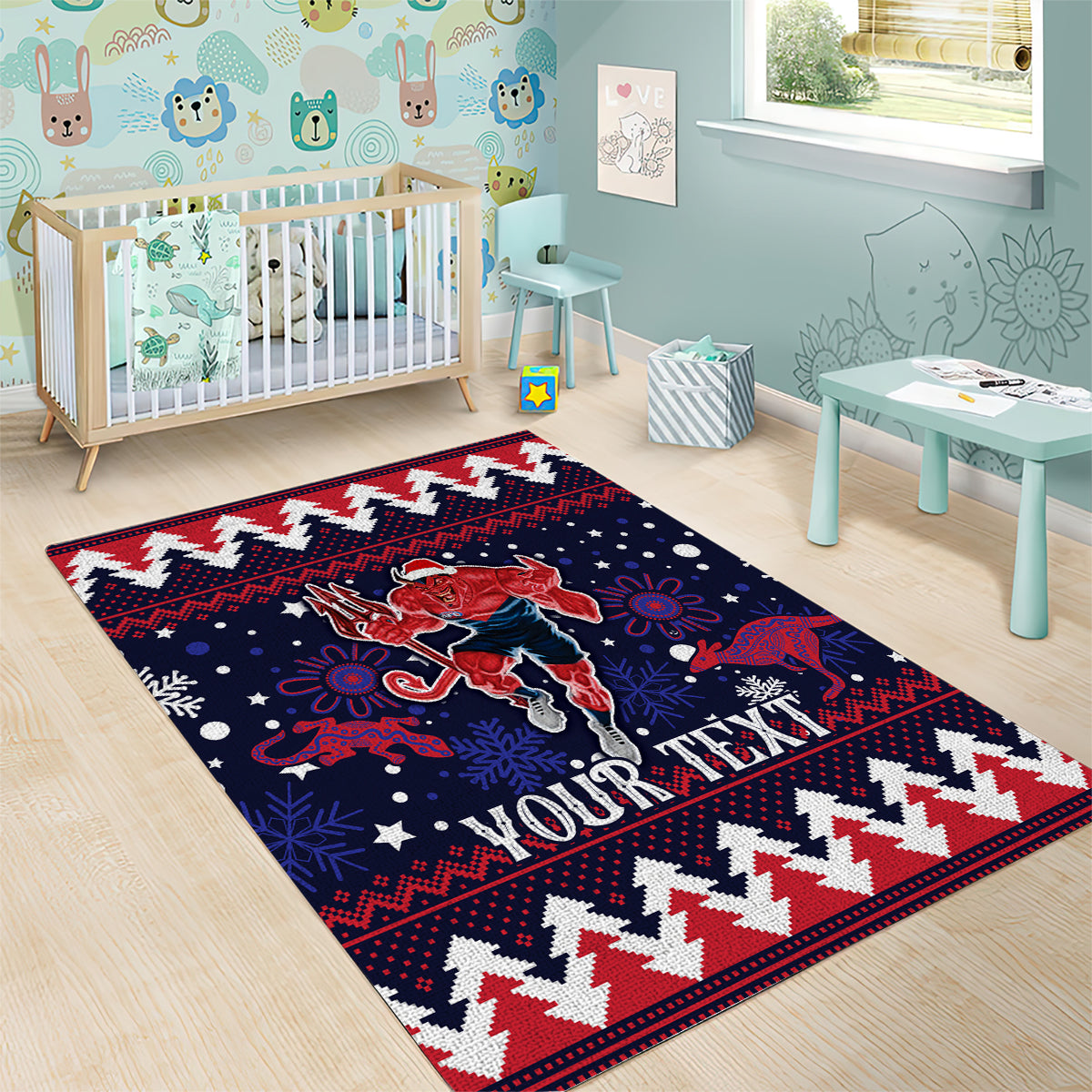 custom-melbourne-demons-football-area-rug-narrm-christmas-vibe-2023