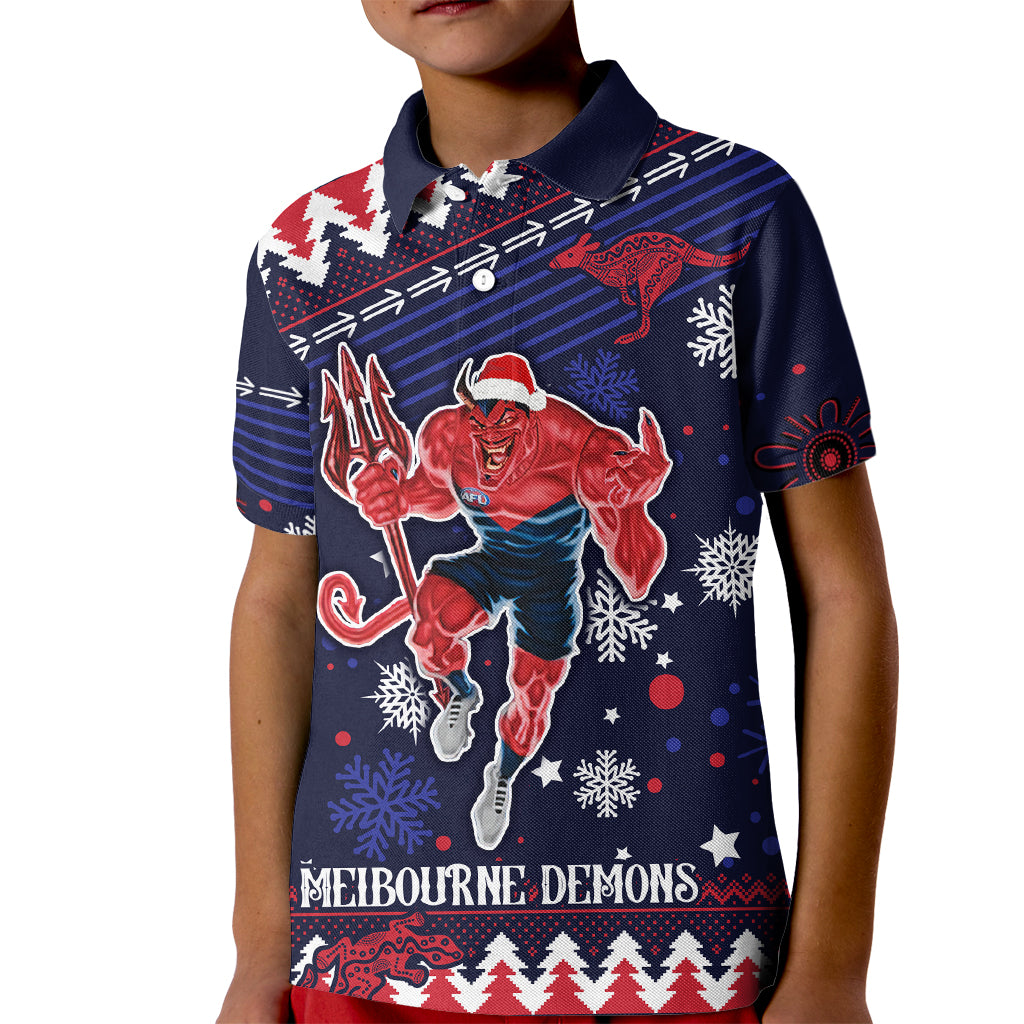 custom-melbourne-demons-football-kid-polo-shirt-narrm-christmas-vibe-2023