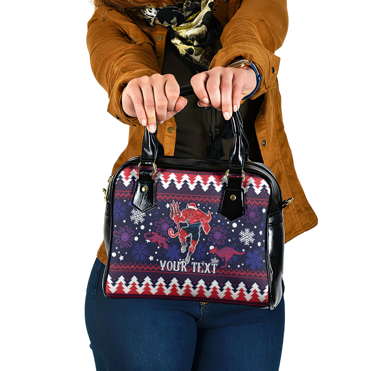 custom-melbourne-demons-football-shoulder-handbag-narrm-christmas-vibe-2023