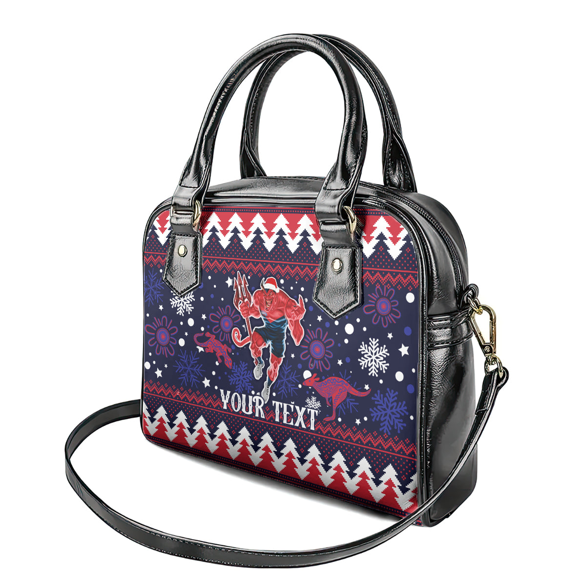 custom-melbourne-demons-football-shoulder-handbag-narrm-christmas-vibe-2023