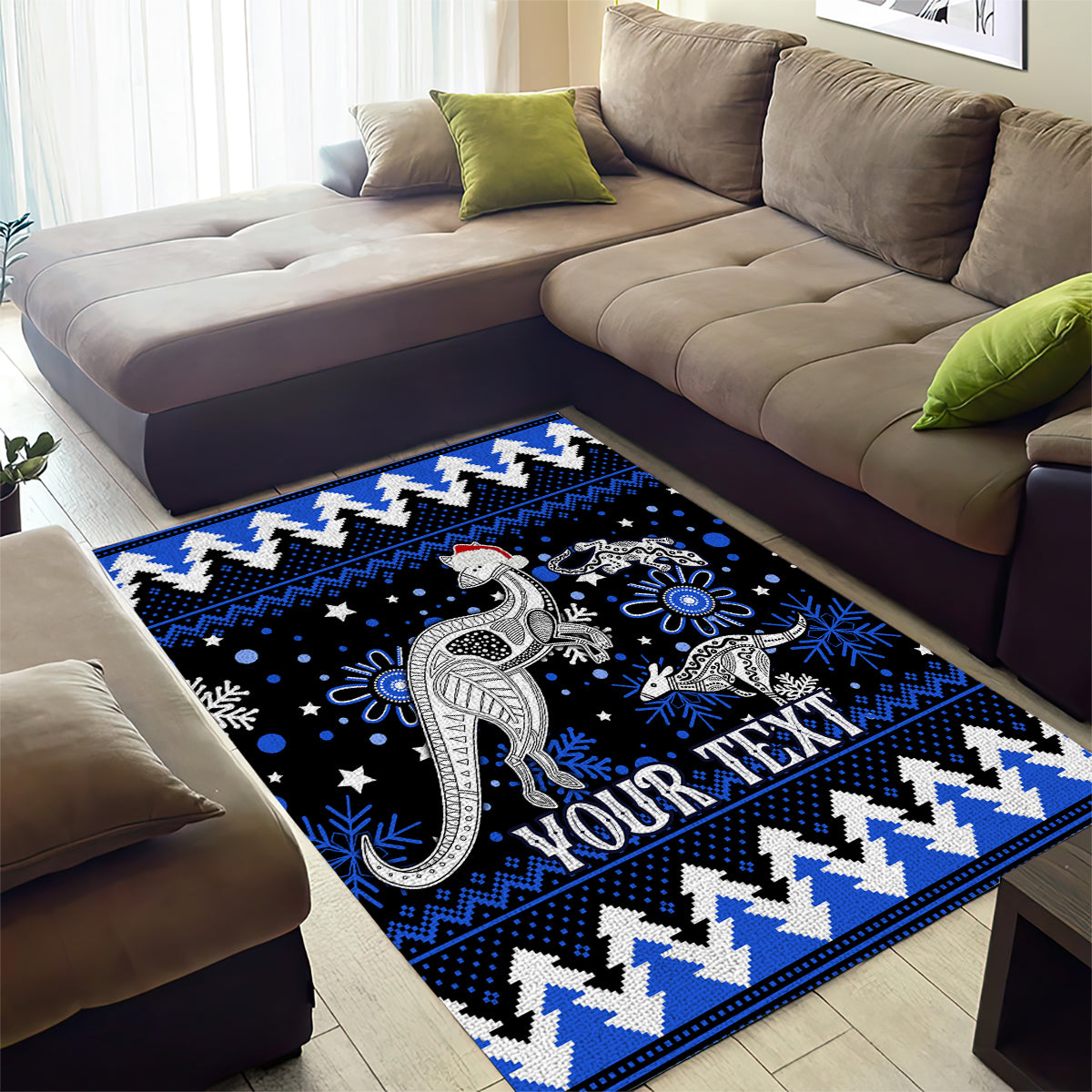 custom-north-kangaroos-football-area-rug-roos-christmas-vibe-2023