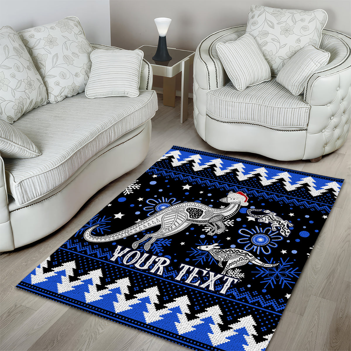 custom-north-kangaroos-football-area-rug-roos-christmas-vibe-2023