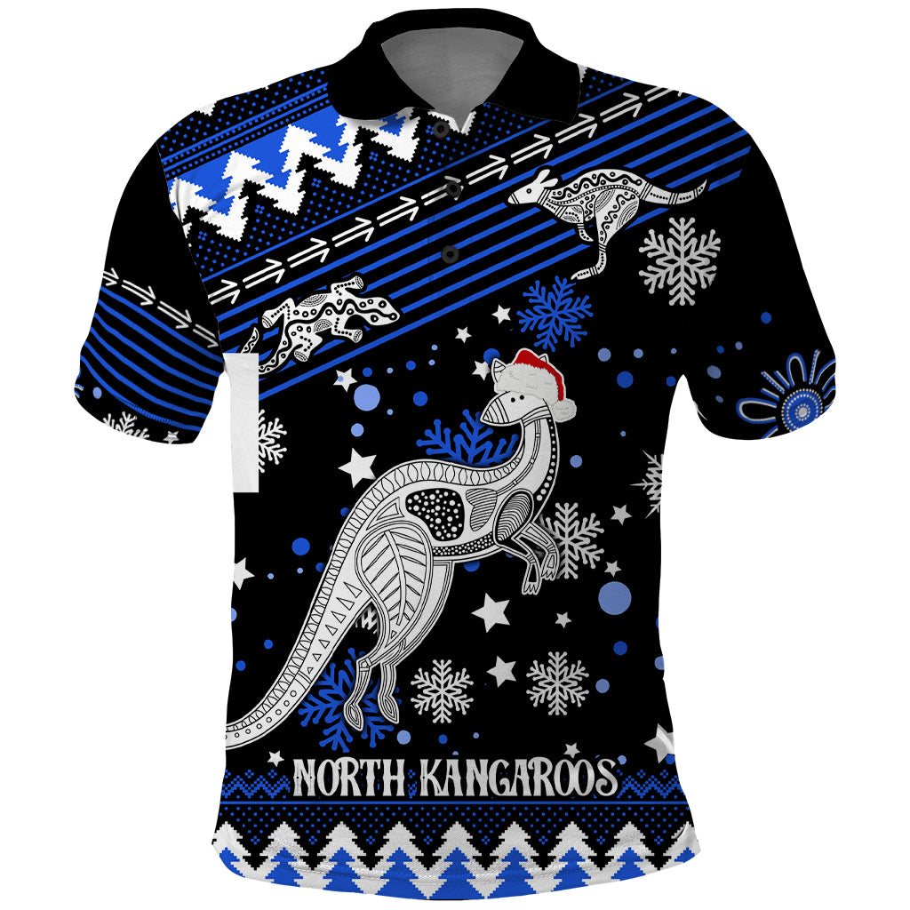 custom-north-kangaroos-football-polo-shirt-roos-christmas-vibe-2023