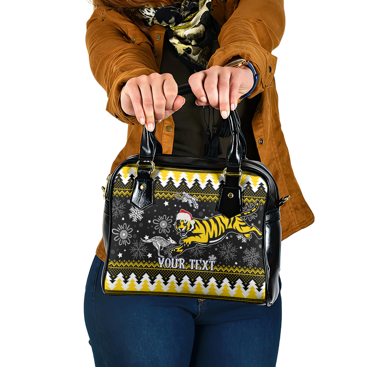 custom-tigers-football-shoulder-handbag-christmas-vibe-2023