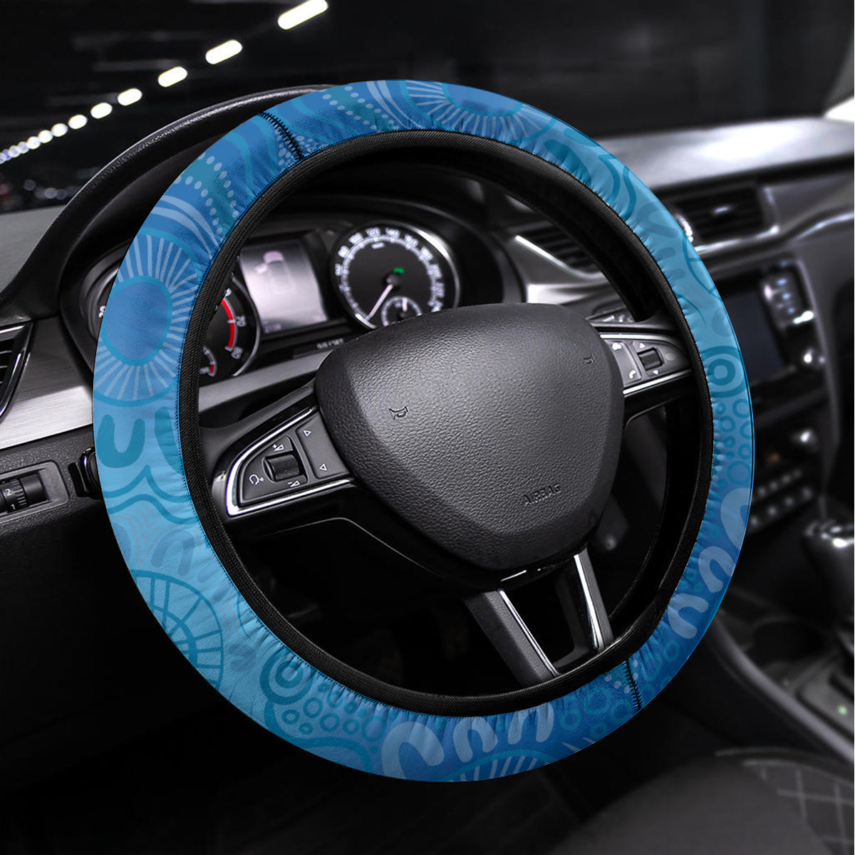 Bulldogs Rugby ANZAC Steering Wheel Cover The Military Soldiers with Aboriginal Style