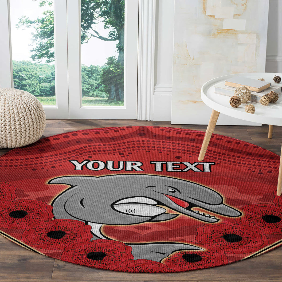 Custom Dolphins Rugby ANZAC Round Carpet Aboriginal and Army Patterns