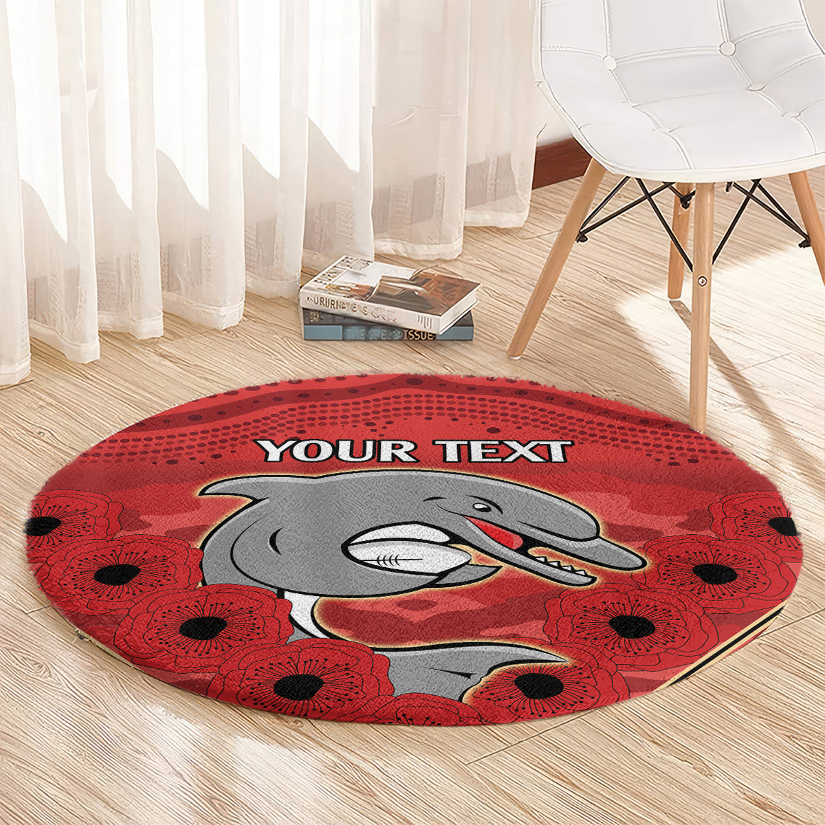 Custom Dolphins Rugby ANZAC Round Carpet Aboriginal and Army Patterns