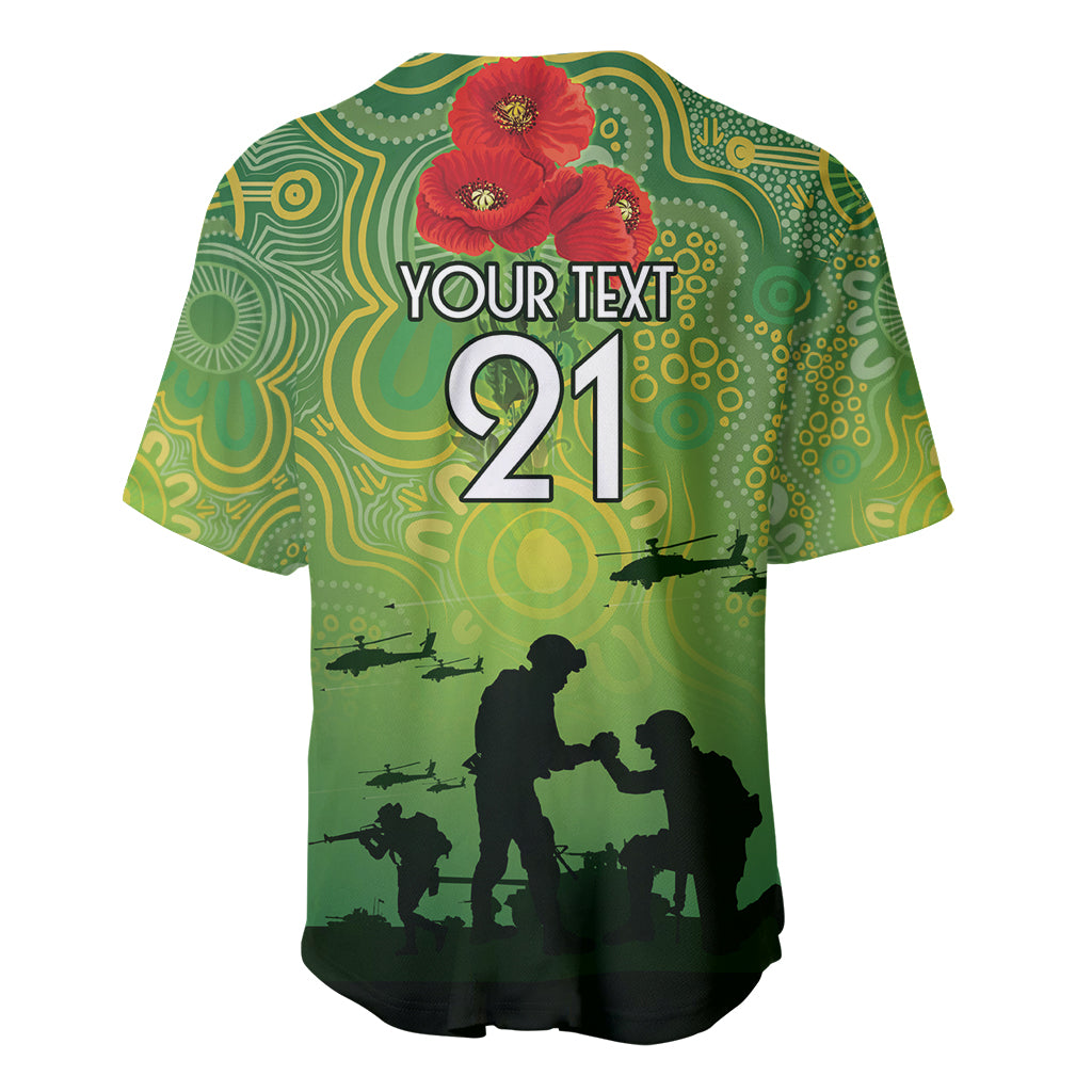 Custom Raiders Rugby ANZAC Baseball Jersey Canberra The Military Soldiers